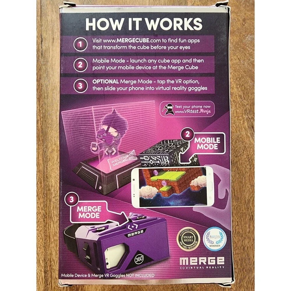 NEW Merge Cube Holograms You Can Hold | Needs Mobile Device | Ages 10+